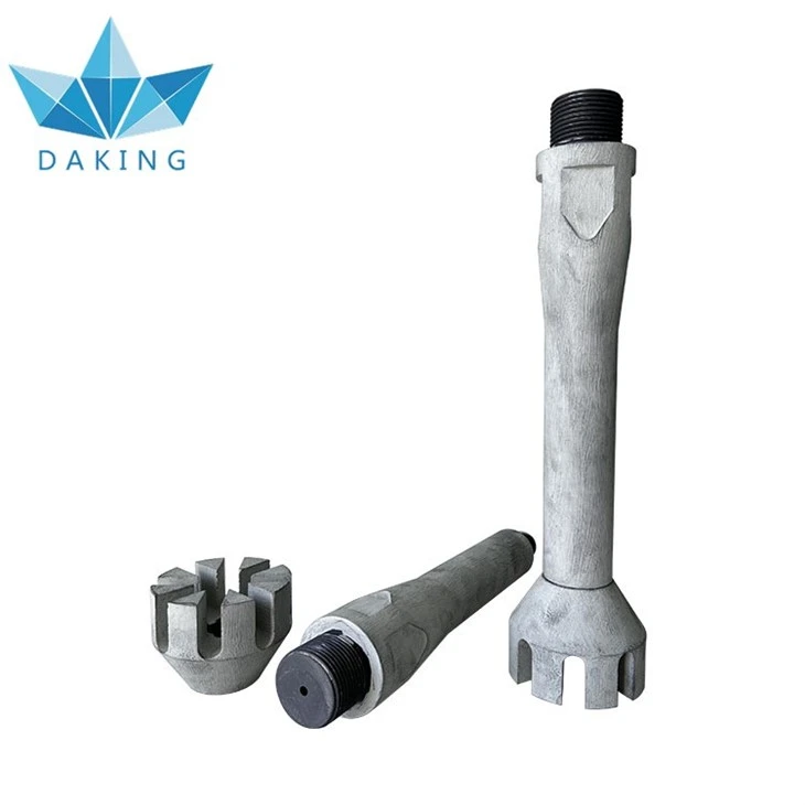 Aluminum Degassing Graphite Rotor And Shaft